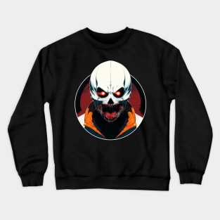 White Bald Clown Crewneck Sweatshirt